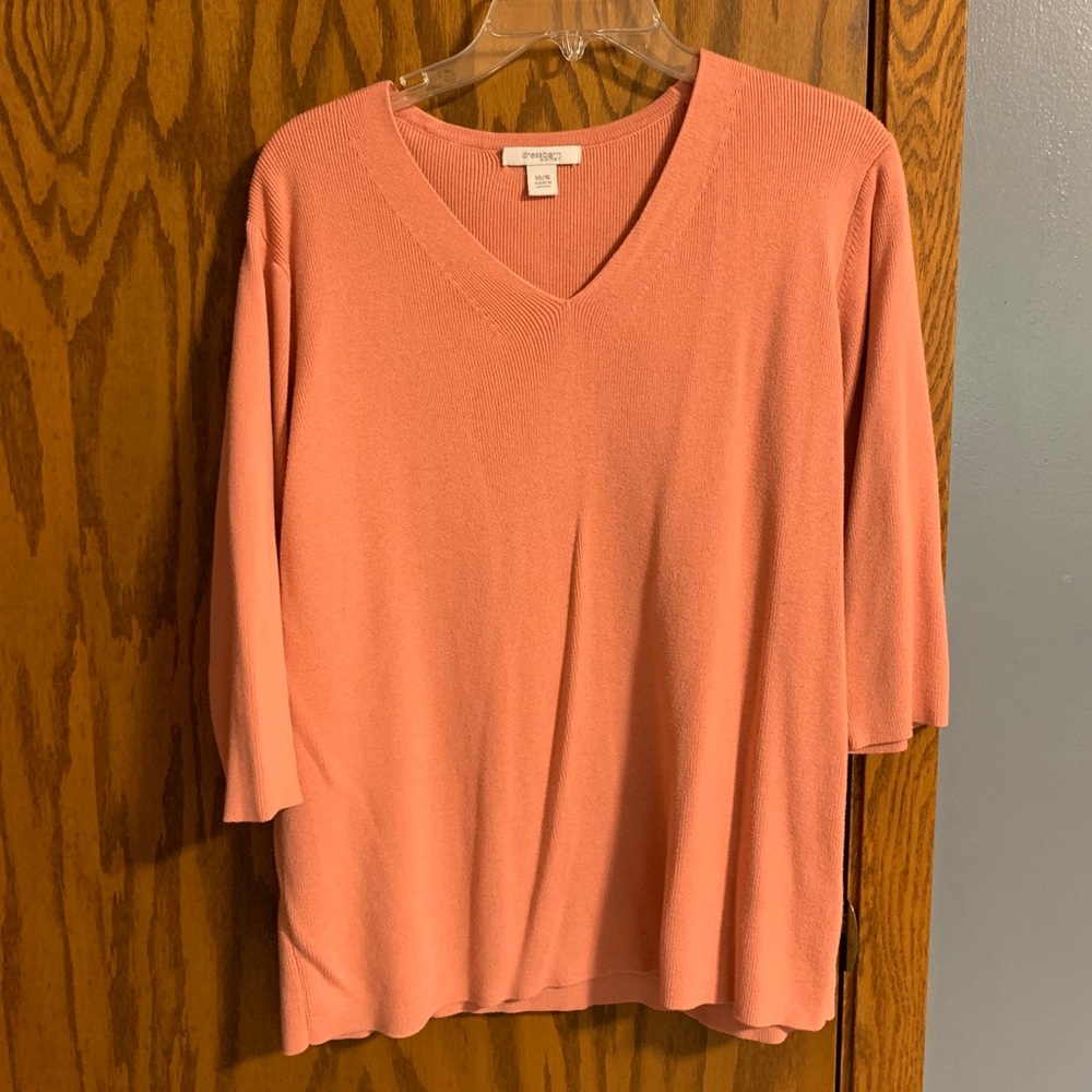 Peach sweater